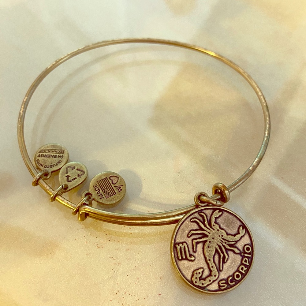 Alex & Ani Gold Zodiac Scorpio Bracelt